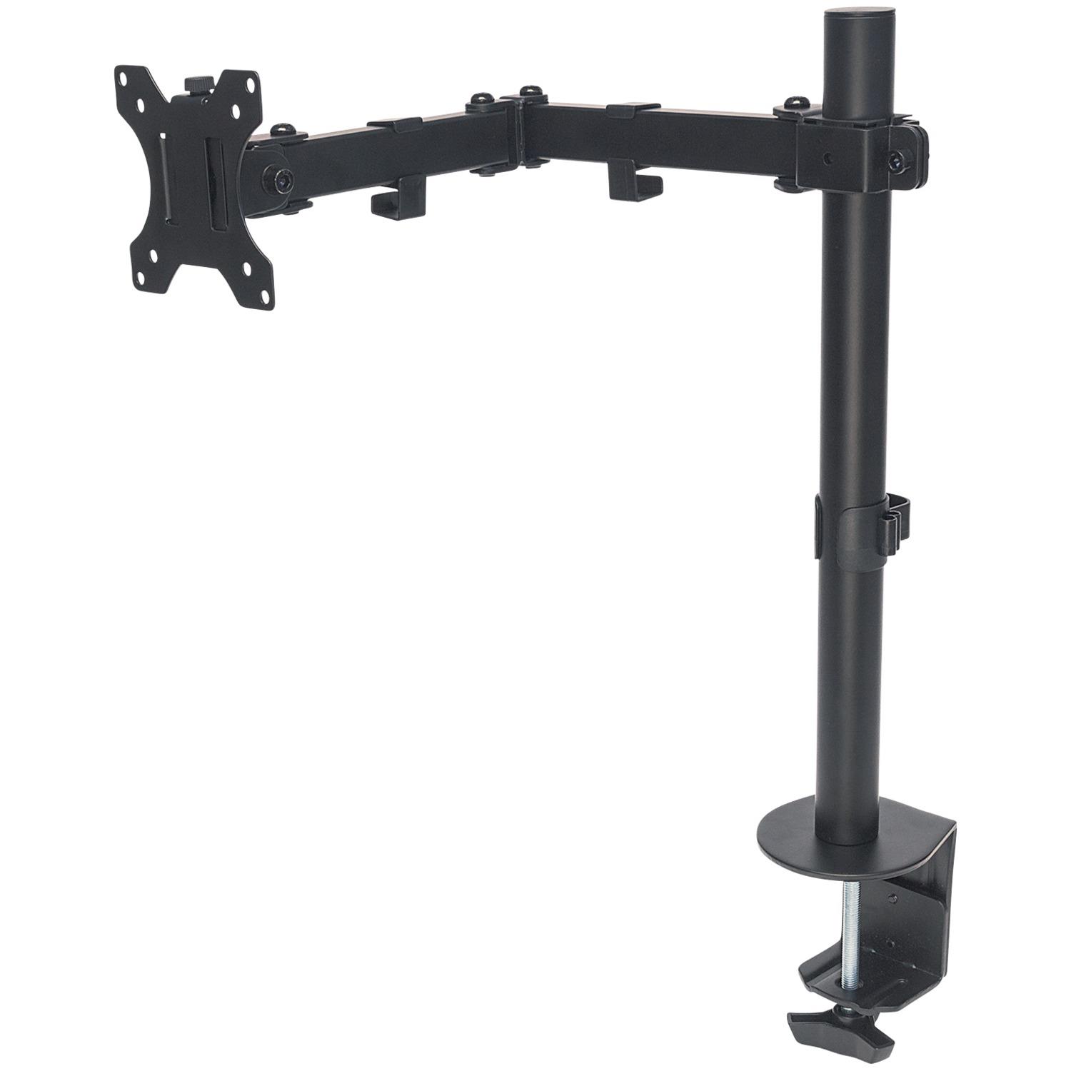 Manhattan 461542 Clamp Mount For Lcd Monitor - Black