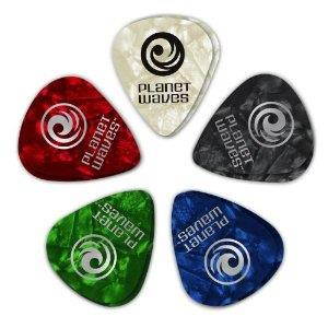 Planet Waves Pearloid Standard Picks, Assorted Medium, 25 Pack