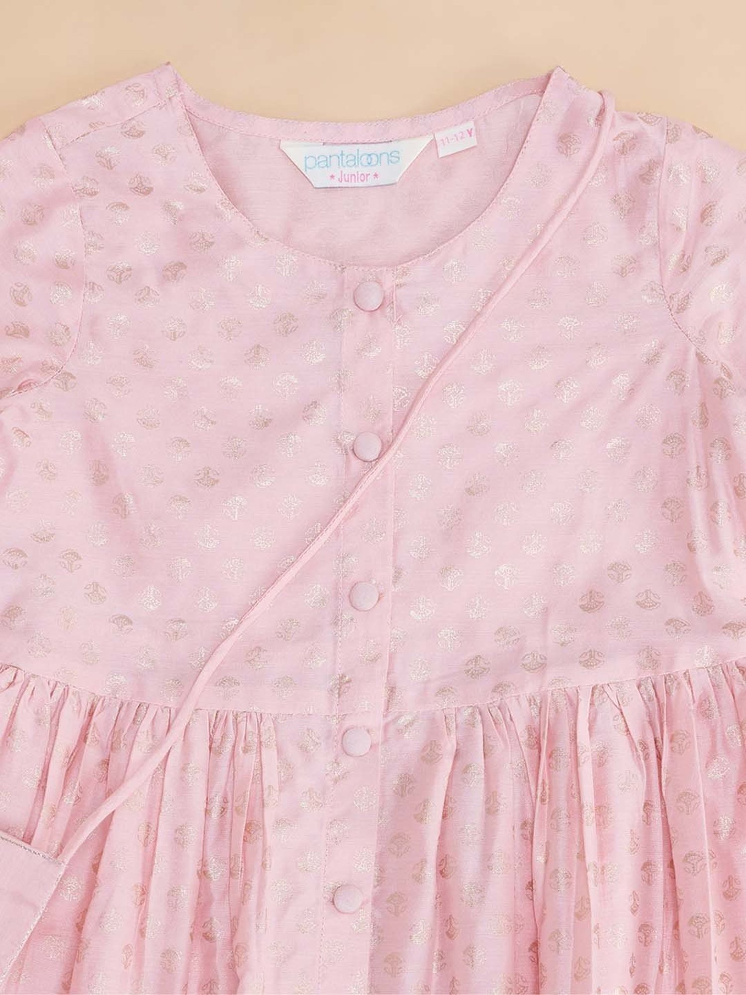 Akkriti by Pantaloons Kids Creole Pink Printed Dress