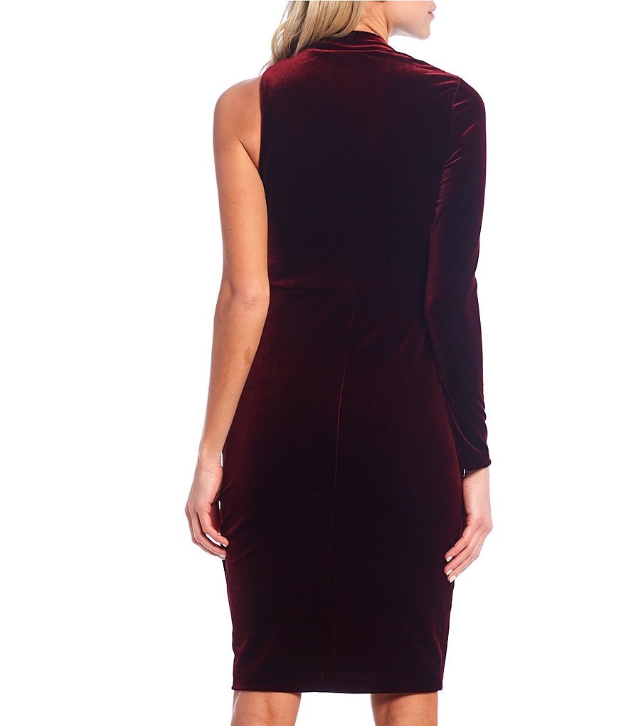 Eva Varro Floral Placement Print Knit Jersey Reversible to Solid Black Sheath Dress