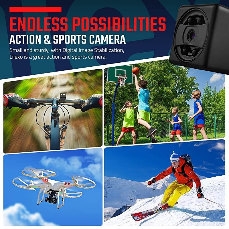 Mini Camera 1080P Small Security Camera Cop Cam Mini HD Wireless Nanny Cam with Night Vision Motion Detection IndoorOutdoor Portable Covert Camera for Home Car Office 2019 Upgrade