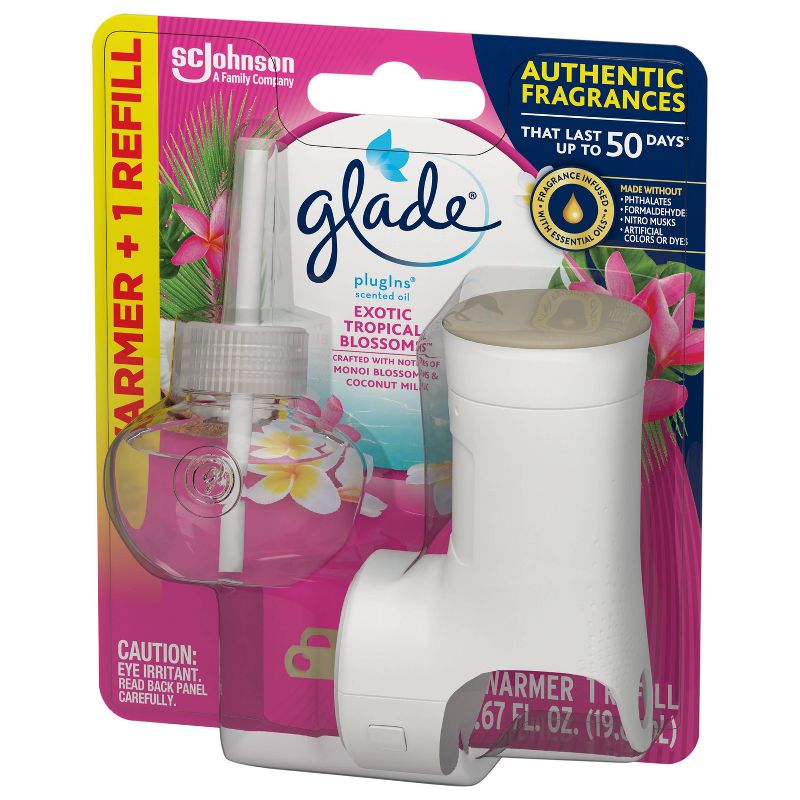 Glade Tropical Blossoms PlugIns Starter Kit - 0.67 fl oz