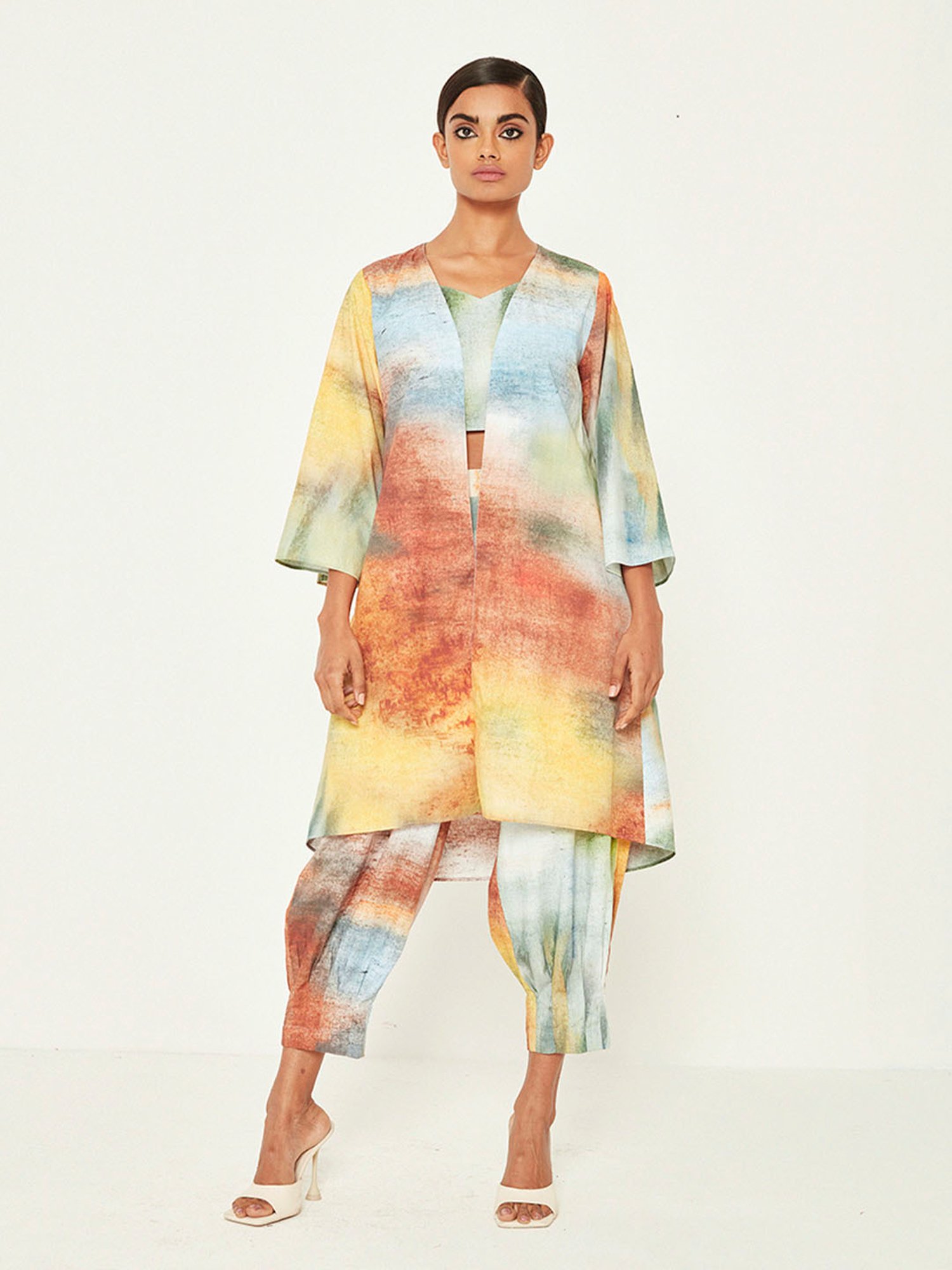 ANCESTRY Multicolor Printed Overlay Jacket