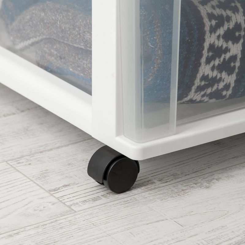 IRIS 6 Drawer Wide Chest White