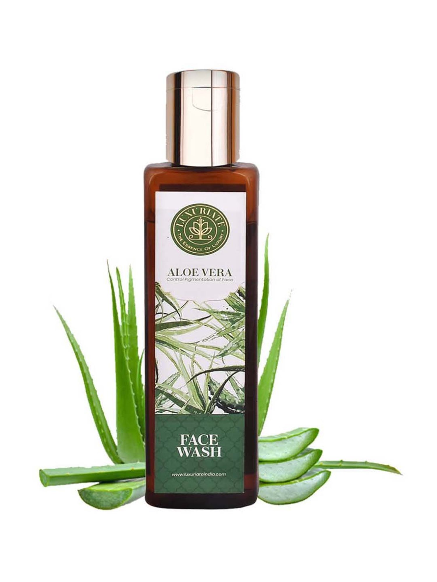 Luxuriate Natural Herbal Aloe Vera Face Wash Gel Cleanser - 100 ml