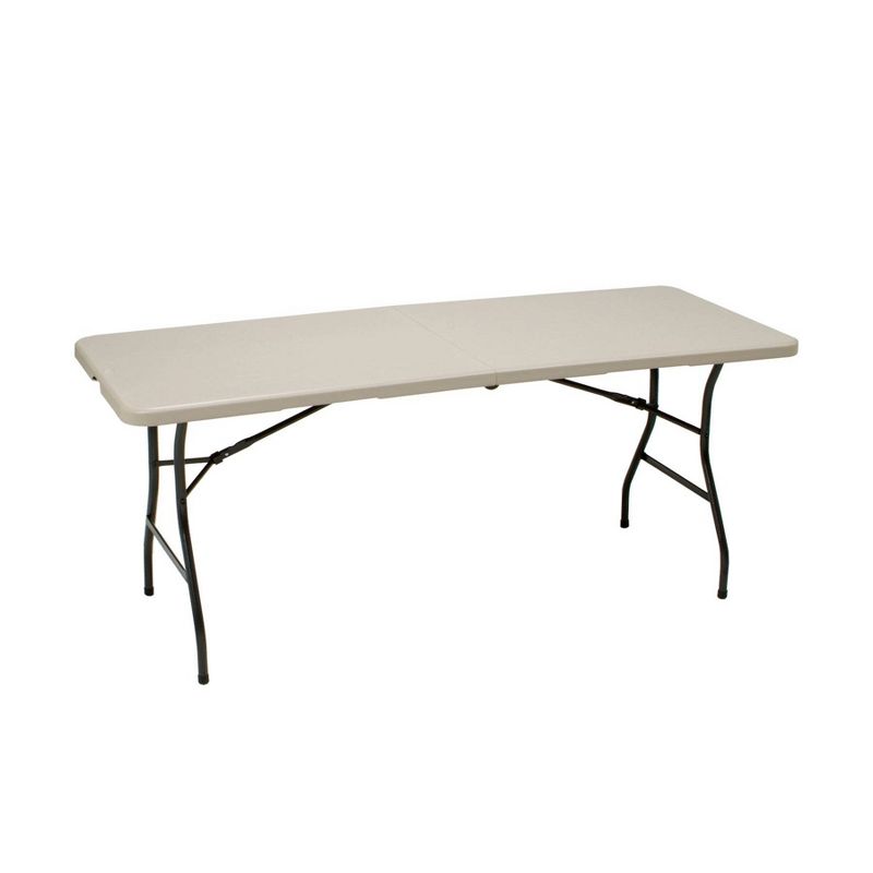 6' Utility Fold In Half Table Cream - Meco