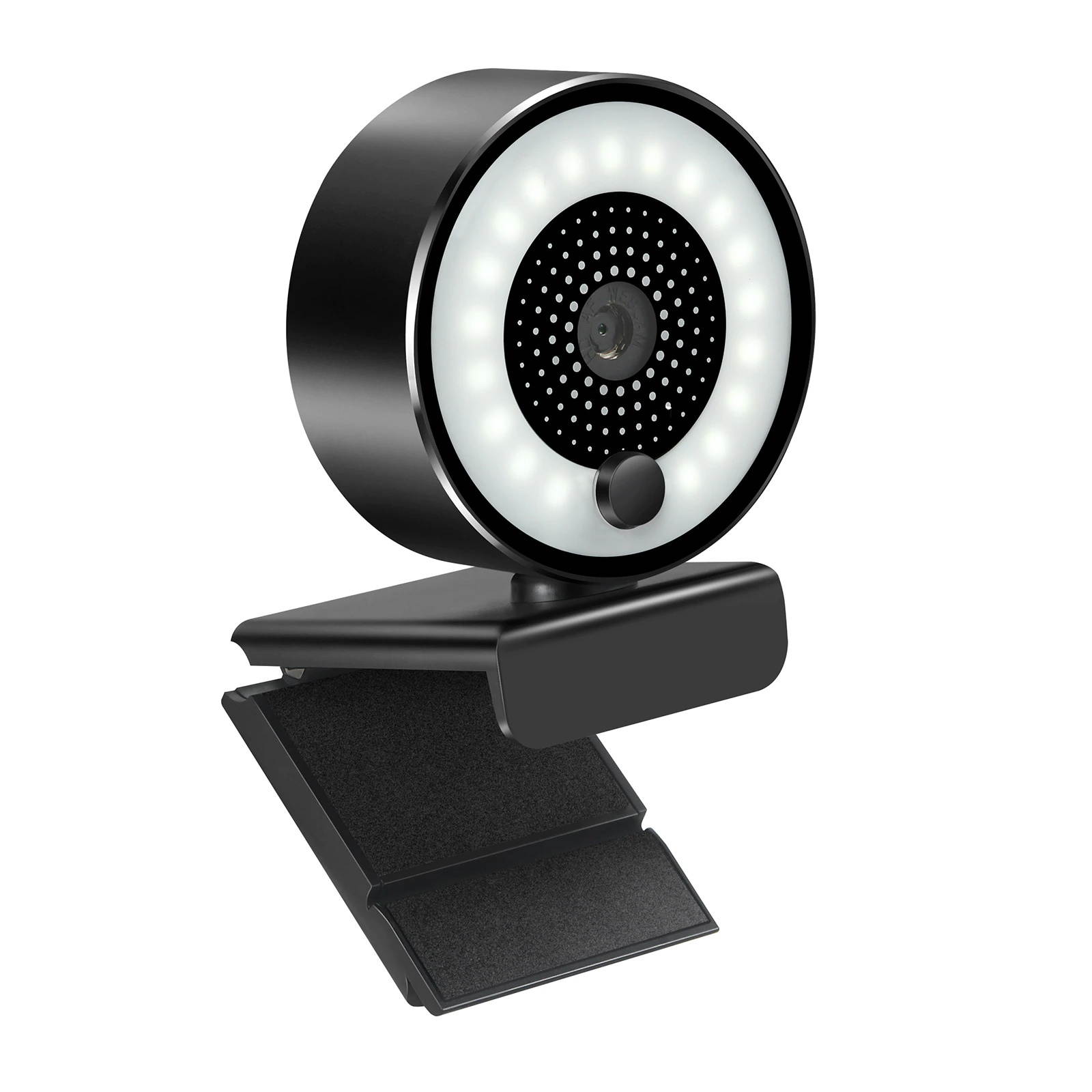 Newest USB Webcam with Ring Fill Light 2K Urtal Full HD Auto-focus 5MP PC Web Camera 2952*1944P for PC Laptop Video Conference