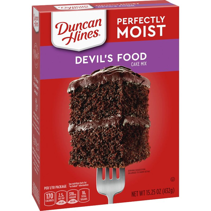 Duncan Hines Devils Food Cake Mix - 16.5oz