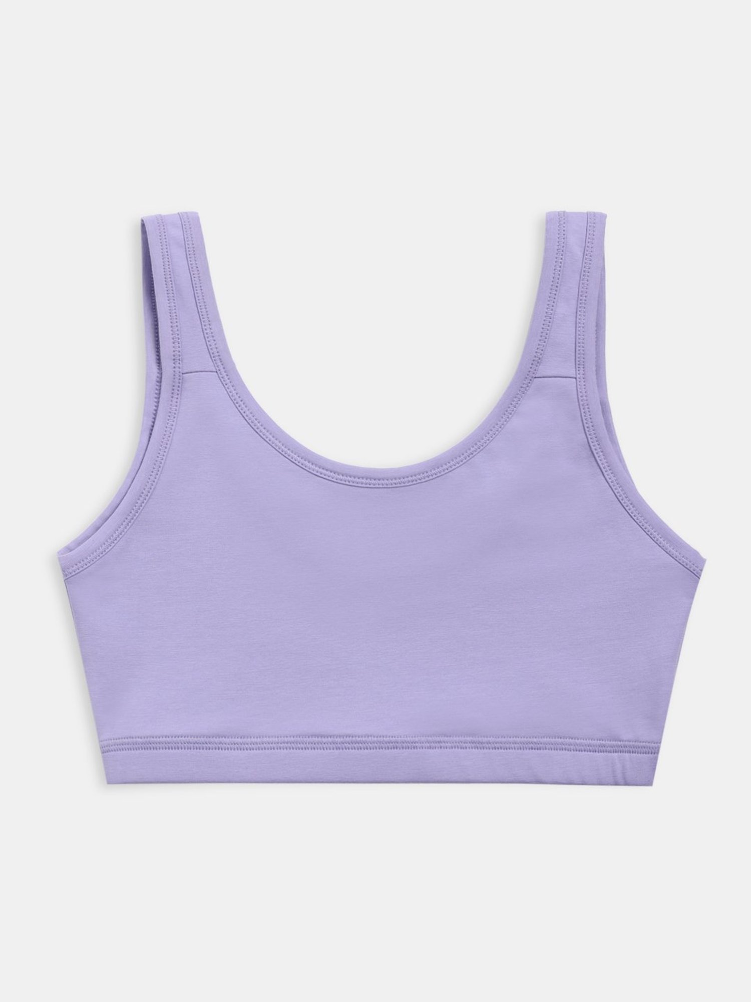 Sillysally Kids Multicolor Solid Active Bra (Pack Of 4)