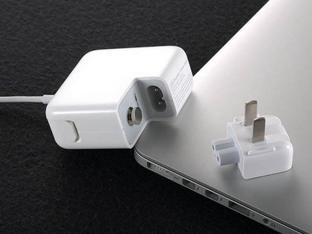 5-Pack Replacement Mac AC Wall Adapter Plug Duckhead US Wall Charger AC Cord US Standard Duck Head for MacBook 45W 60W 85W Mac iBook/iPhone/iPod AC Power Adapter Brick, White