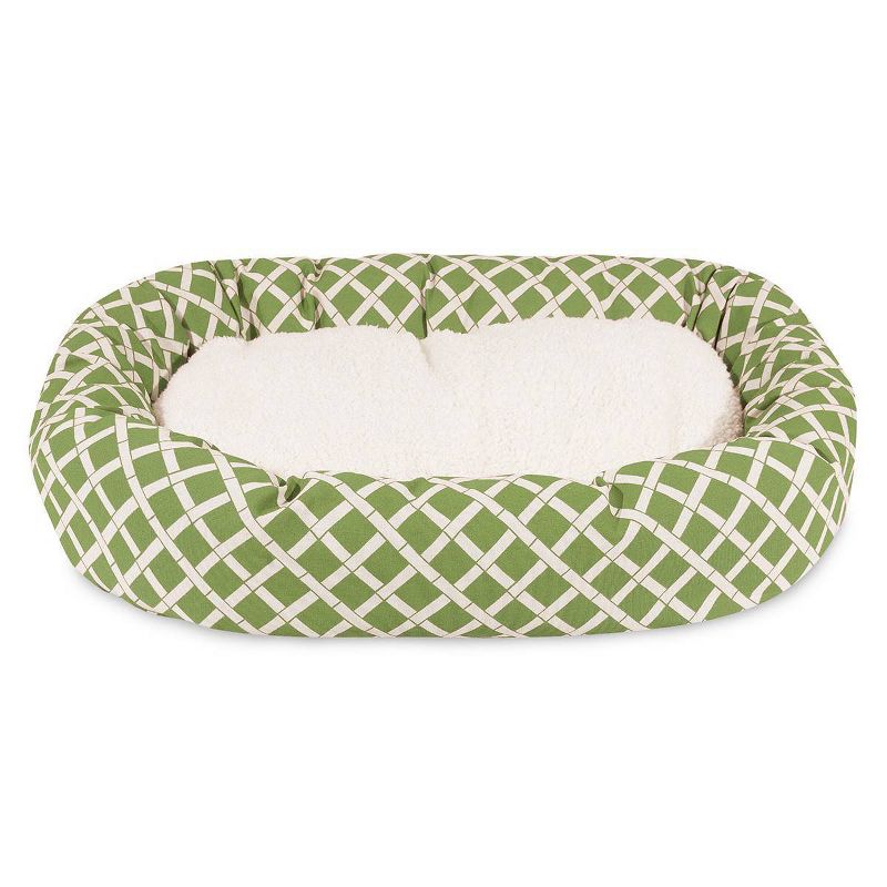 Majestic Pet Bagel Dog Bed - Sage - Large