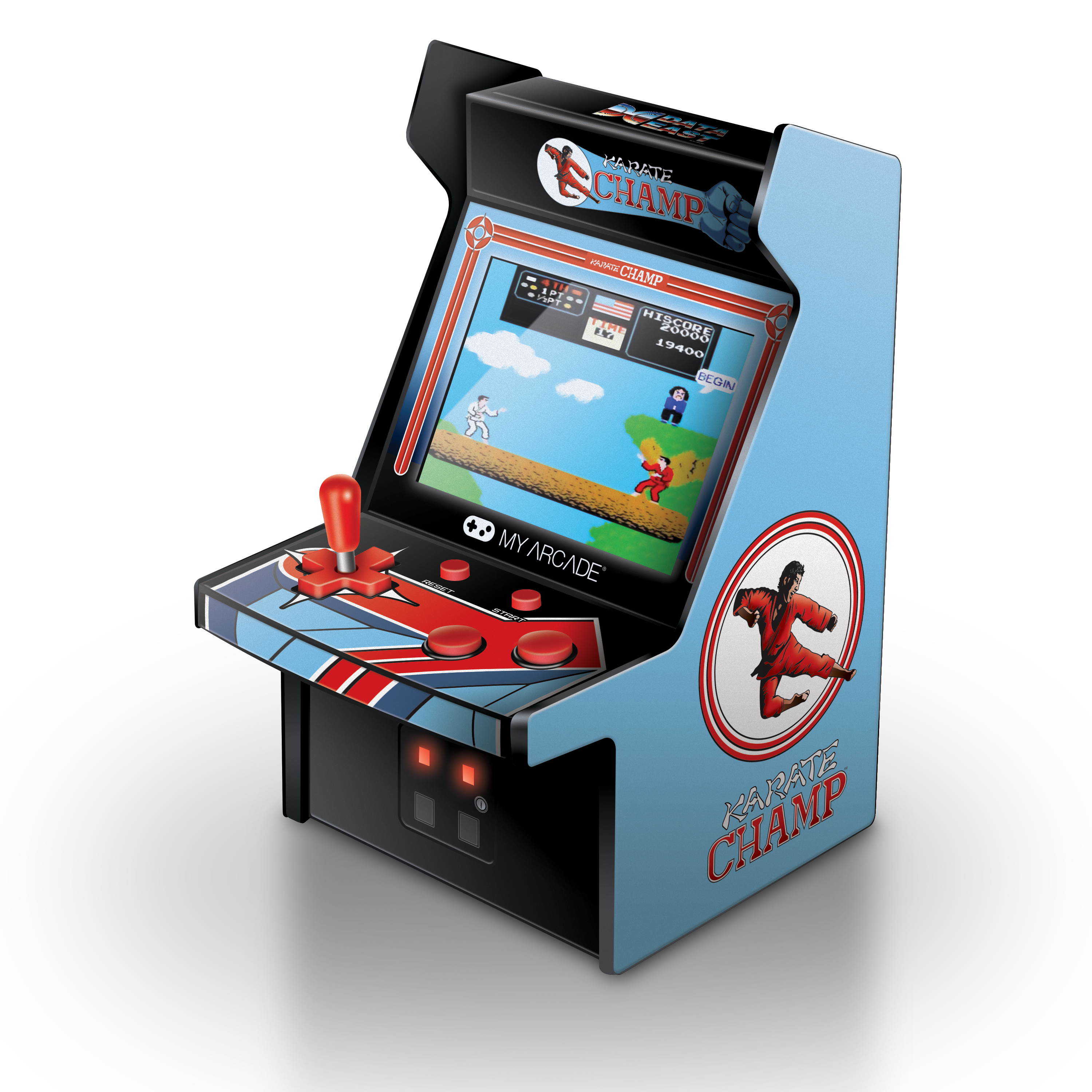 DREAMGEAR DG-DGUNL-3204 6 RETRO KARATE CHAMP MICRO ARCADE