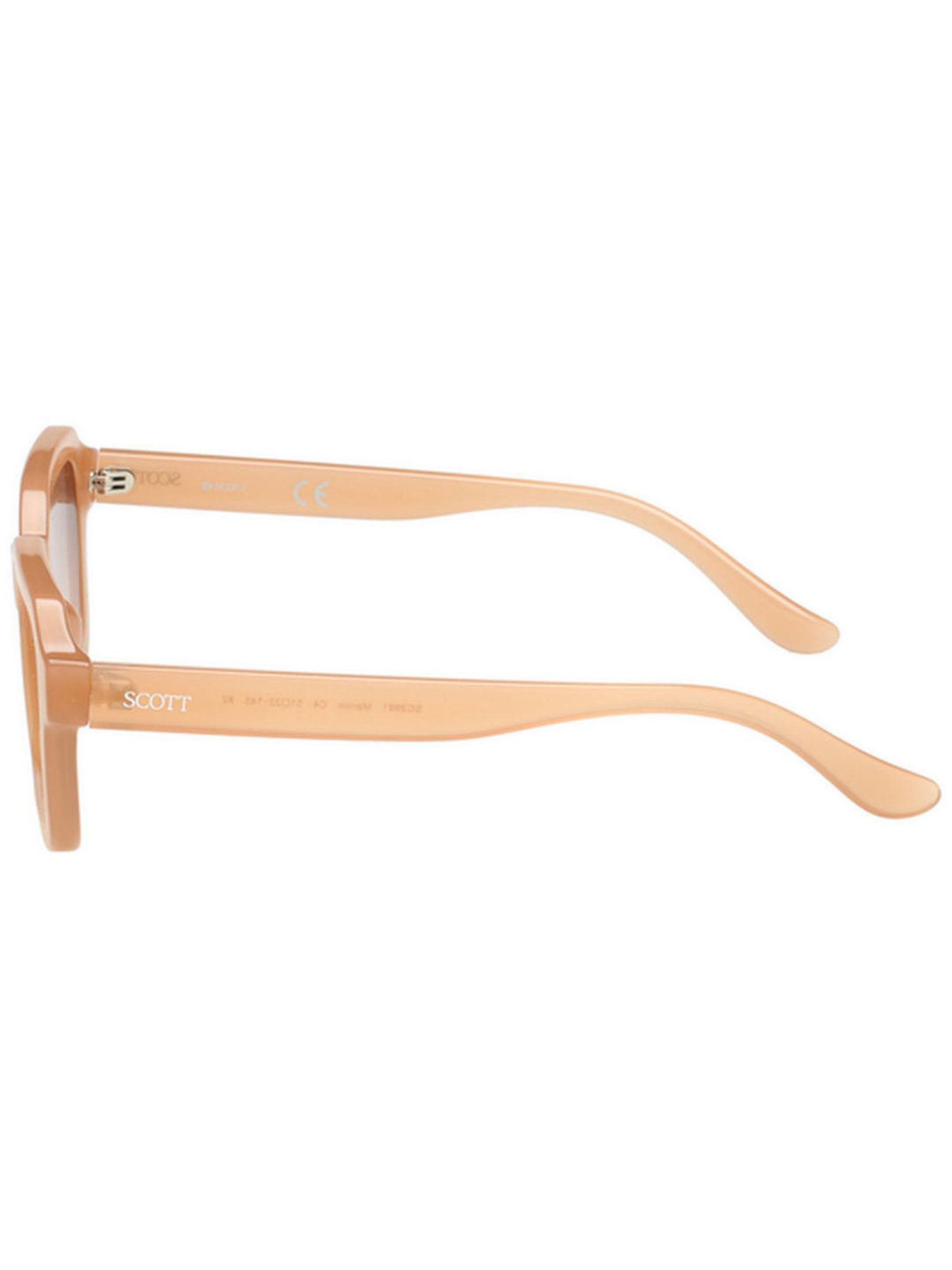 SCOTT Brown Rectangular UV Protection Unisex Sunglasses