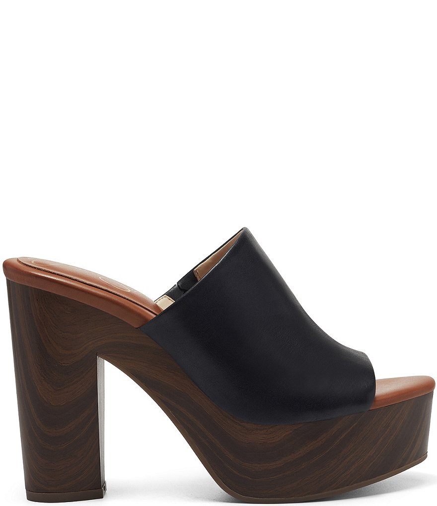 Jessica Simpson Shelbie Platform Heeled Slides