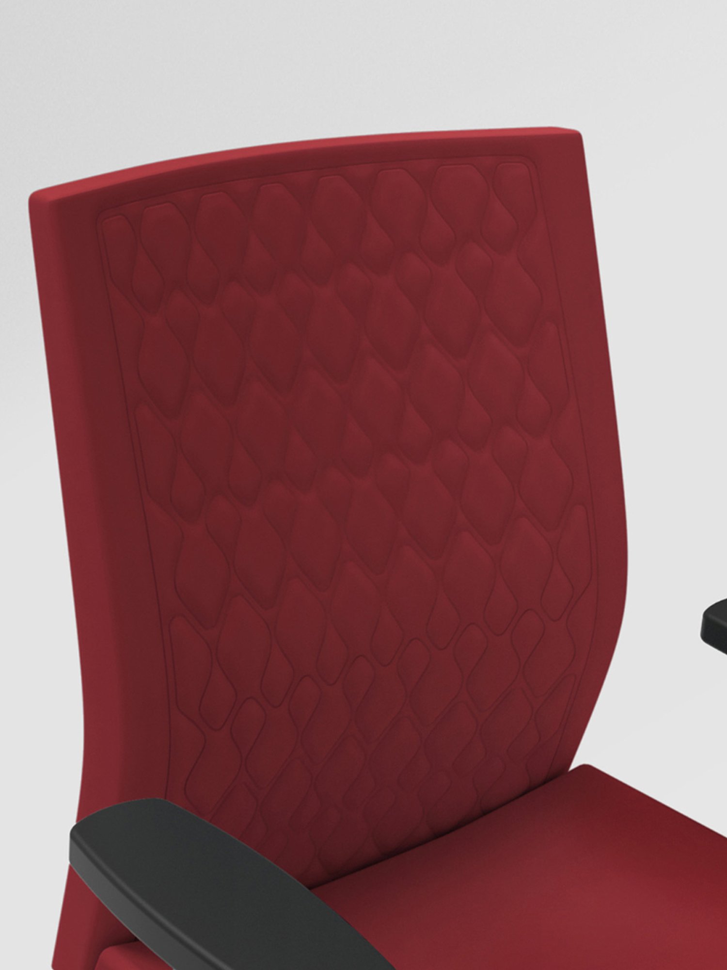 Godrej Interio Prime Milan Red Nylon High Back Chair