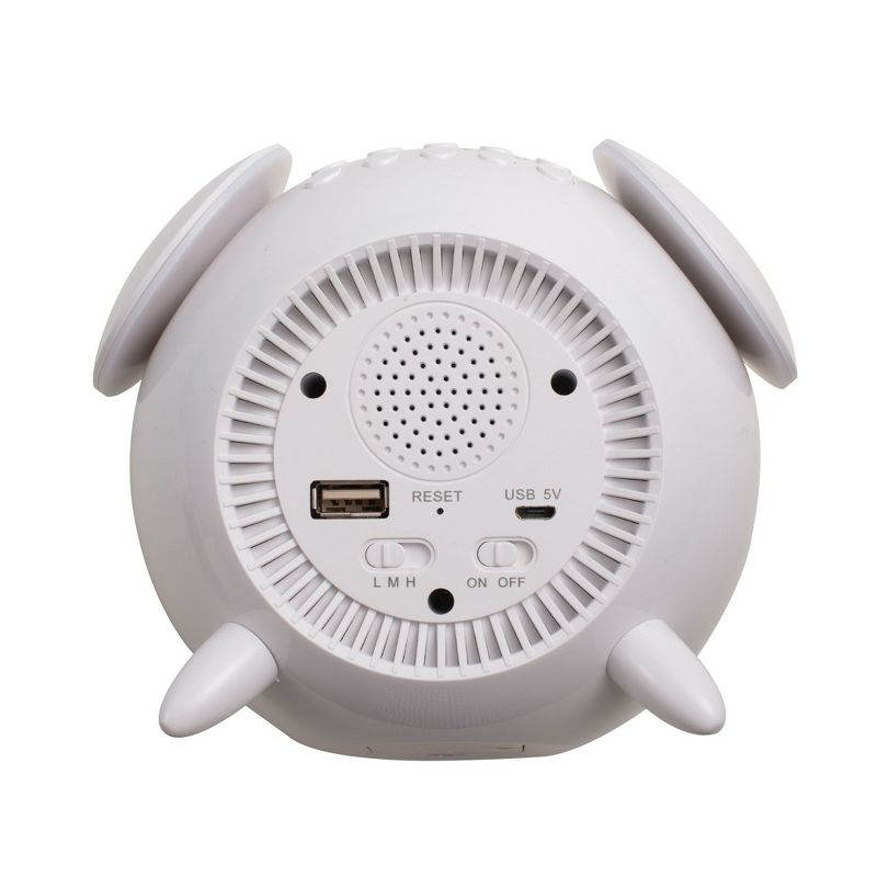 Small Weathered Table Clock White - Stonebriar Collection