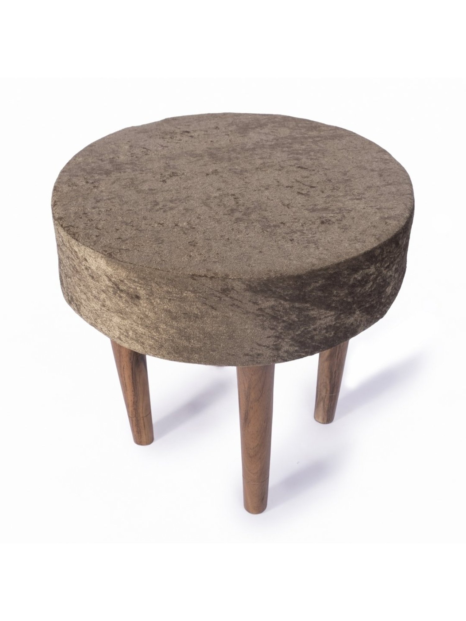 Chumbak Spring Marigold Floral Green Mango Wood Modern Trunk Storage Ottoman