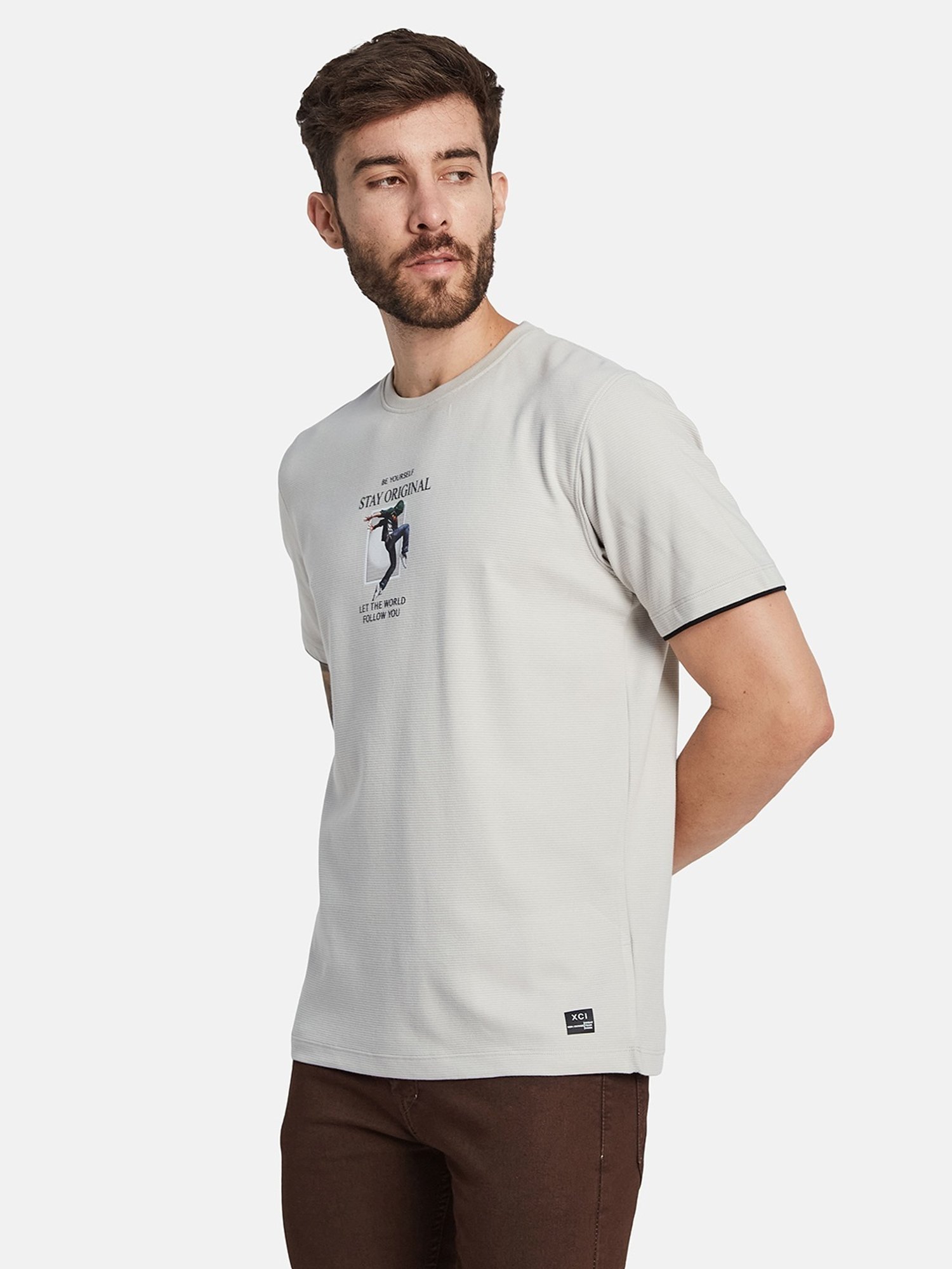 Octave Mastic Regular Fit Printed T-Shirt