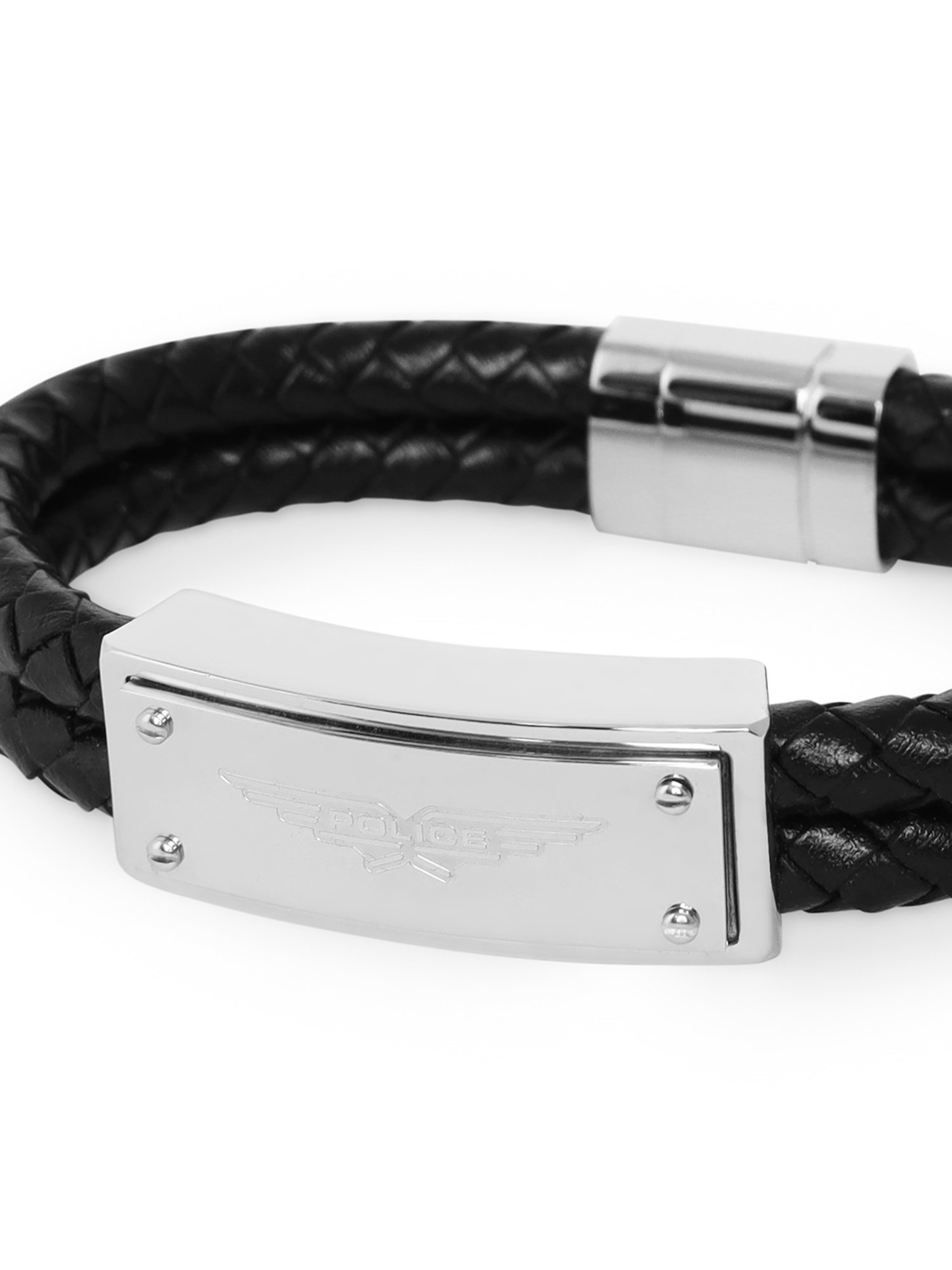 Police Black Bracelet for Men
