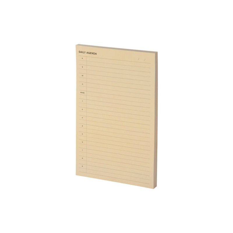Post-it Daily Agenda Notepad - Light Peach