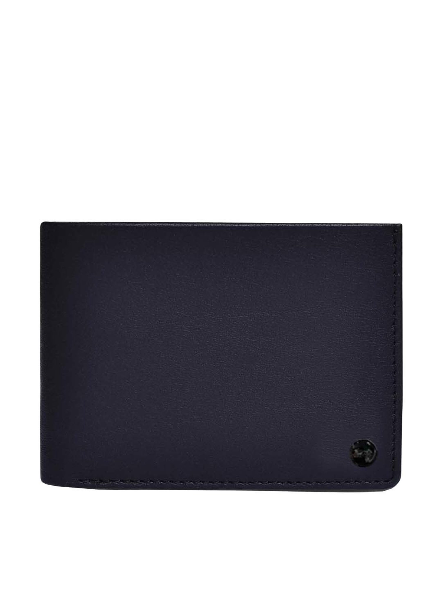 BELWABA Black Casual Leather Bi-Fold Wallet for Men
