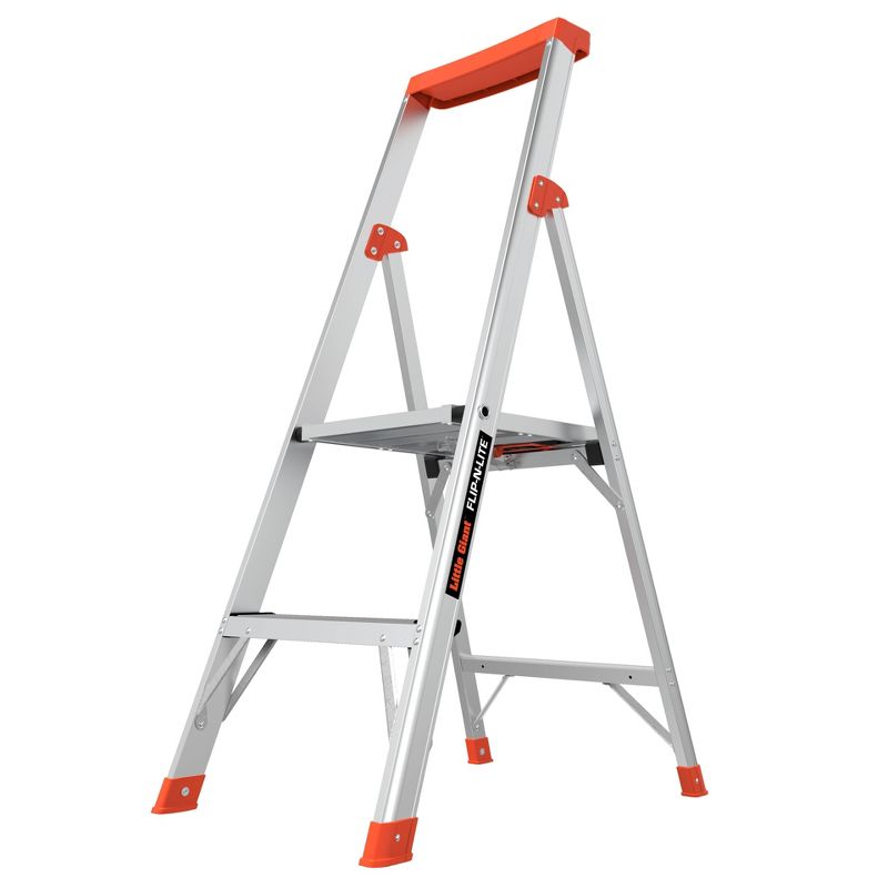 Little Giant Ladder Systems Flip-N-Lite 4' ANSI Type IA 300 lb Aluminum Stepladder Gray