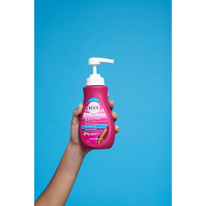Veet Aloe Vera Legs & Body Hair Remover Gel Cream - 13.5 fl oz