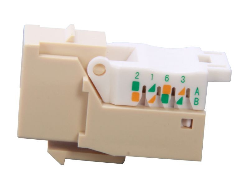Micro Connectors CAT5 RJ45 Coupler F-F Straight