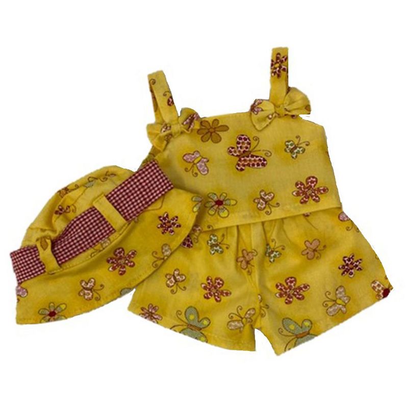 The Queen's Treasures Little House on the Prairie Green Calico Dress, Bonnet & Apron for 18" American Girl Dolls