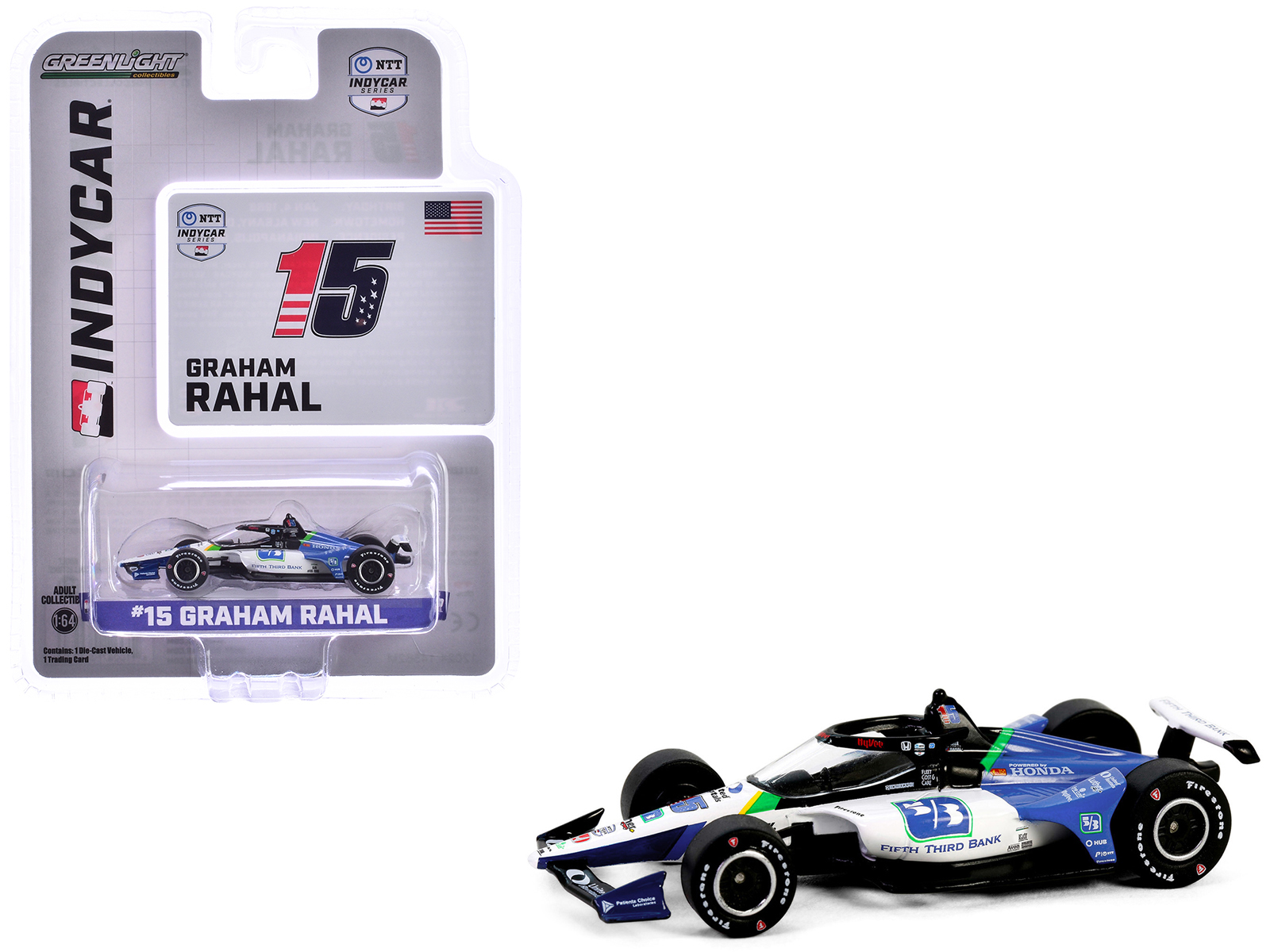 Dallara IndyCar #27 Kyle Kirkwood "AutoNation" Andretti Autosport "NTT IndyCar Series" (2024) 1/18 Diecast Model Car by Greenlight