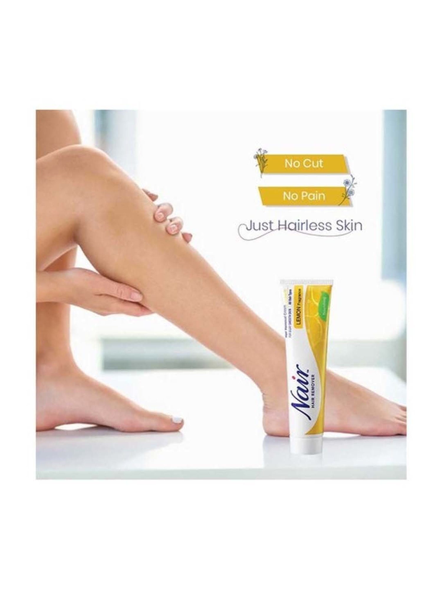 NAIR Hair Remover Cream - Lemon Fragrance - 110 gm