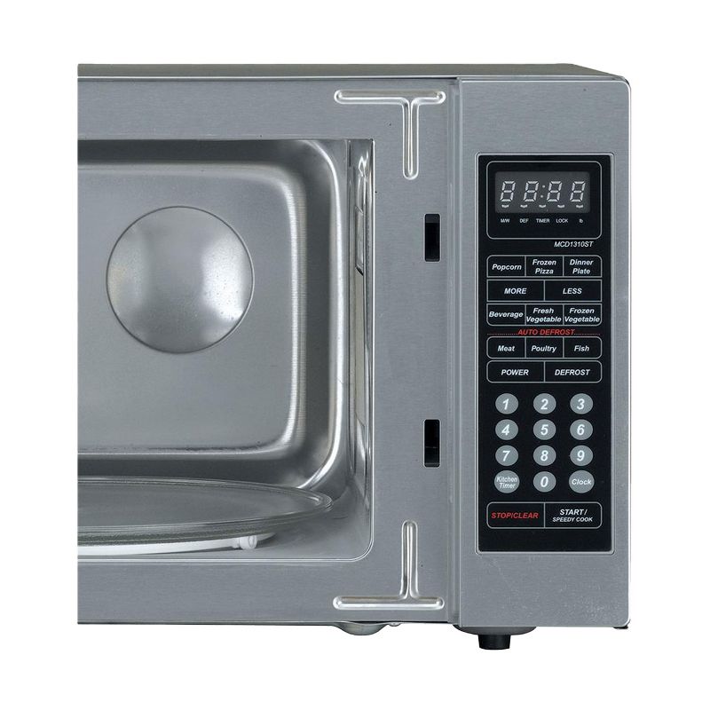 BLACK+DECKER 1.3 cu ft 1000 Watt Microwave Oven Black Stainless Steel