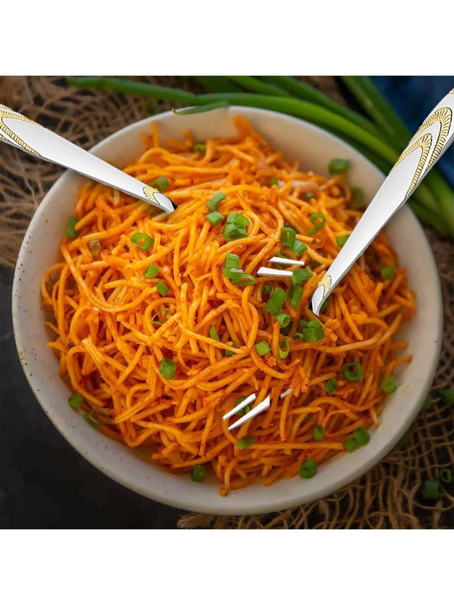 Home4U Iona Multi Wood Cutlery (2 Pcs)