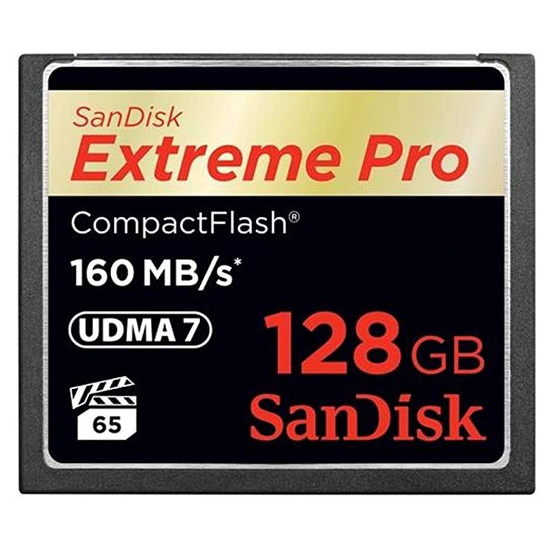 Extreme PRO 128GB CompactFlash Memory Card UDMA 7 Speed Up To 160MBs SDCFXPS128GX46