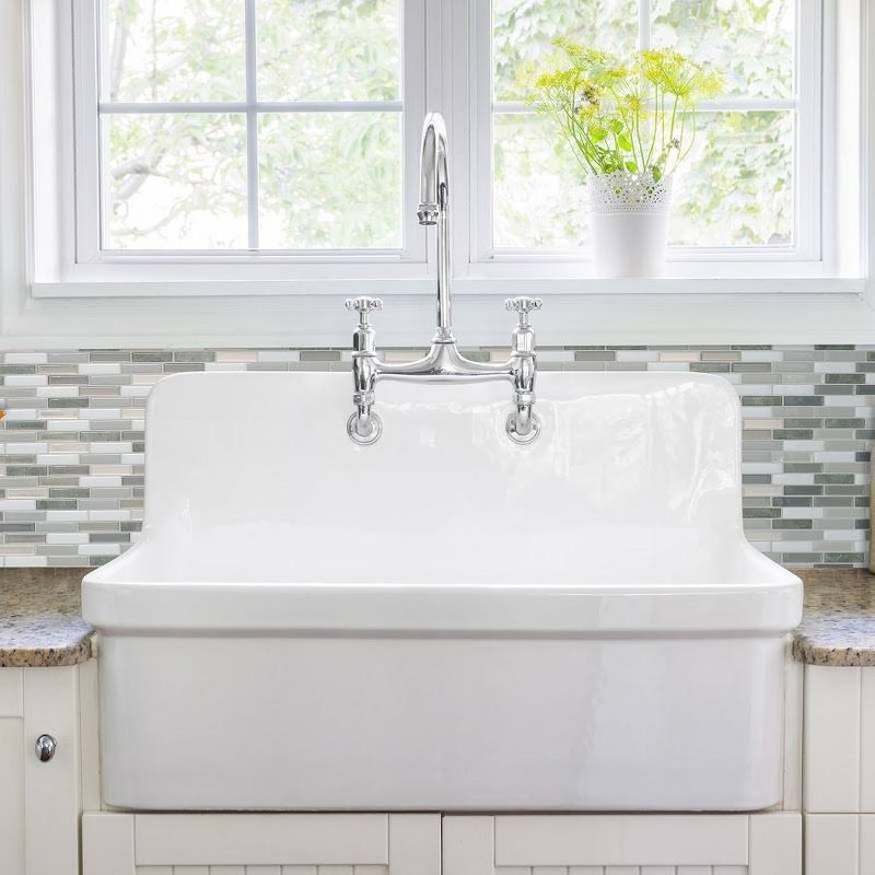 Smart Tiles 3D Peel and Stick Backsplash 4 Sheets of 10.20" x 9" Kitchen and Bathroom Wallpaper Milenza Bigio