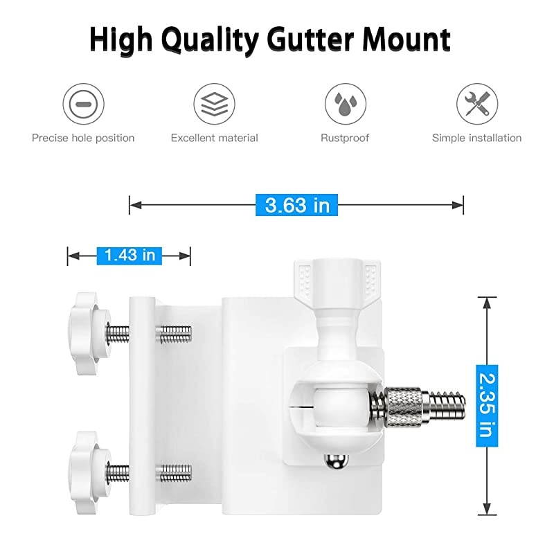 Mount for Arlo Solar Panel/Arlo Pro 3 Solar Panel/Arlo Ultra Solar Panel/Arlo Essential Solar Panel/Arlo Pro 4 Solar Panel/Reolink Solar Panel(1-Pack,White)