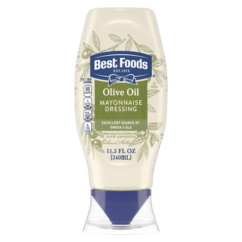 Best Foods Mayonnaise Dressing with Olive Oil Squeeze 11.5oz