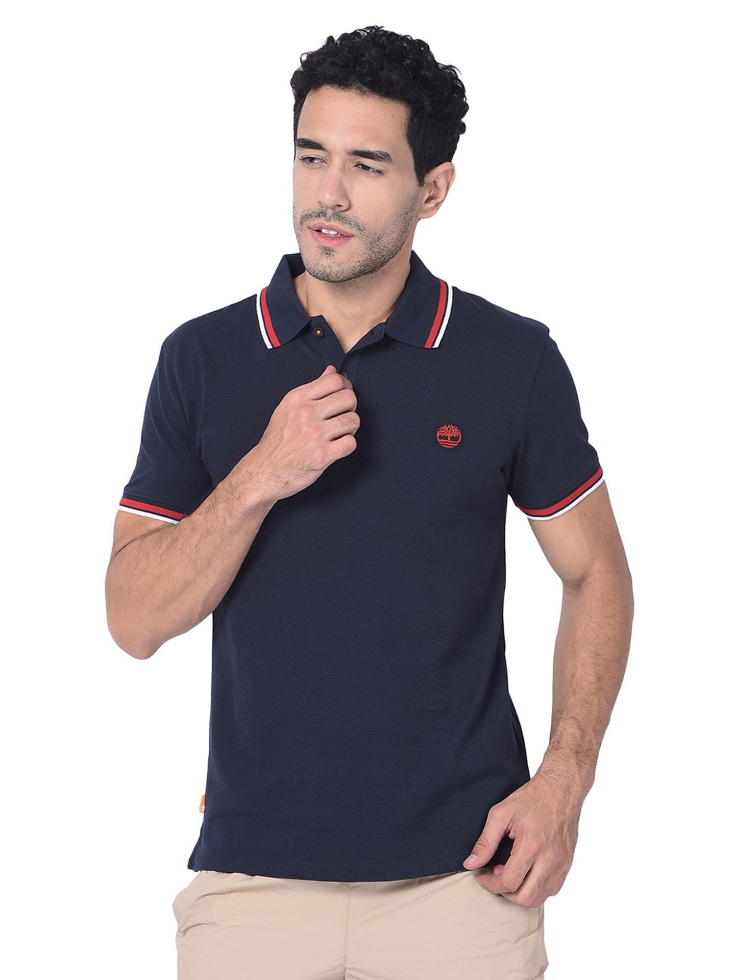 Timberland Navy Regular Fit Polo T-Shirt