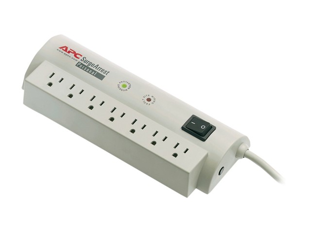 Uninex PS102 RF Remote Control Power Managed 6-Outlet Energy Controlled Surge Protector, Eliminates Standby Idle Electricity Usage, 6-Foot
