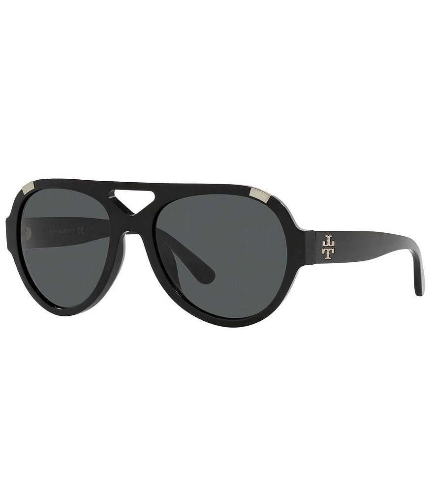 Tory Burch Women's Ty7164u Pilot 55mm Sunglasses