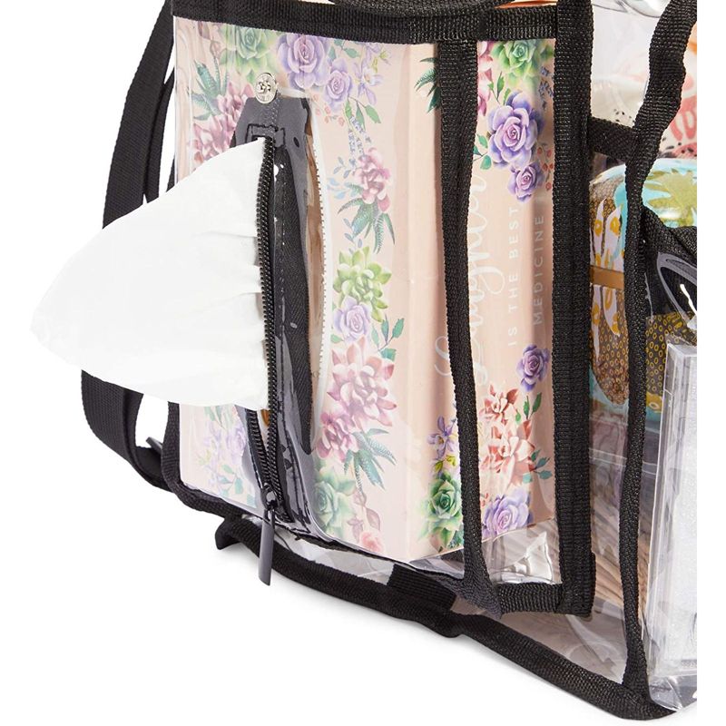 Okuna Outpost Large Clear Makeup Bag, Cosmetic Organizer (16.5 x 9 x 10 In)