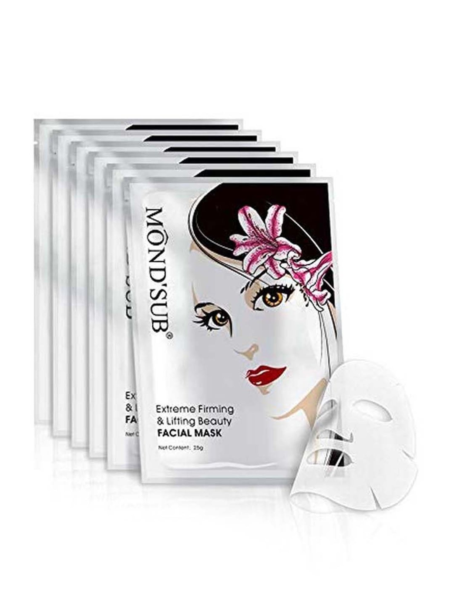 MONDSUB Extreme and Firming Sheet Masks (Pack of 6) - 25 gm Each
