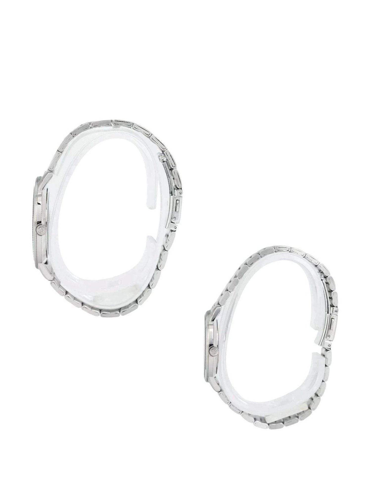 ALEXANDRE CHRISTIE 8689MHLHSSBA AC Collection Classic Analog Couple Watch