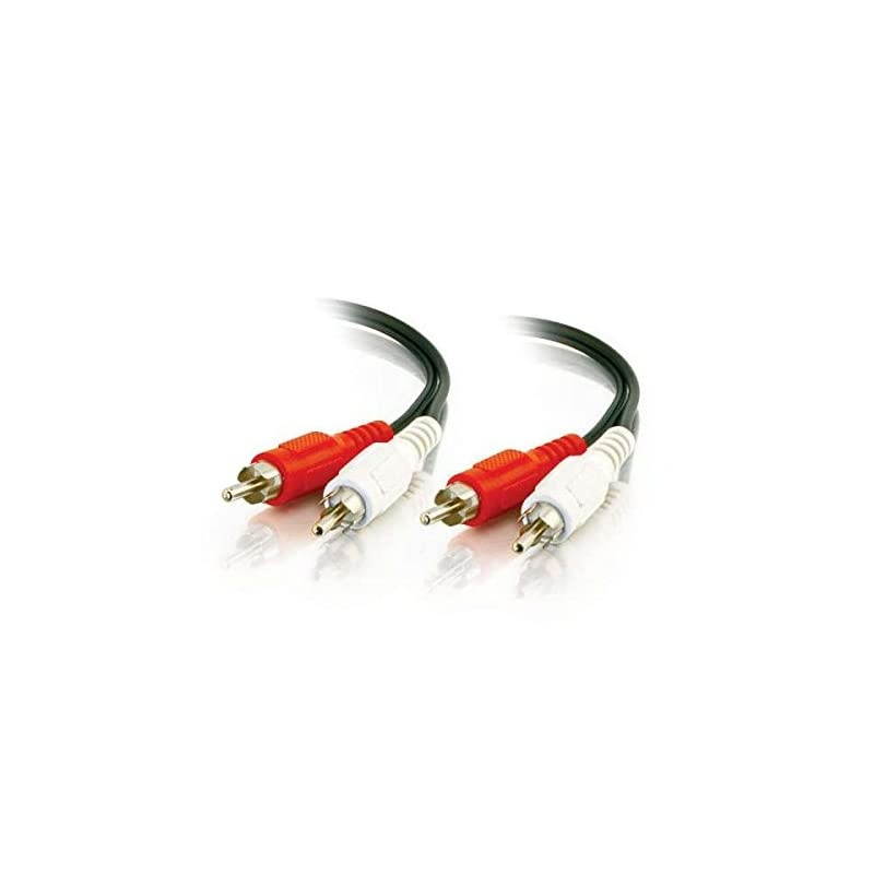 2Male to 2Male RCA Audio Cable 15Feet 10Pack