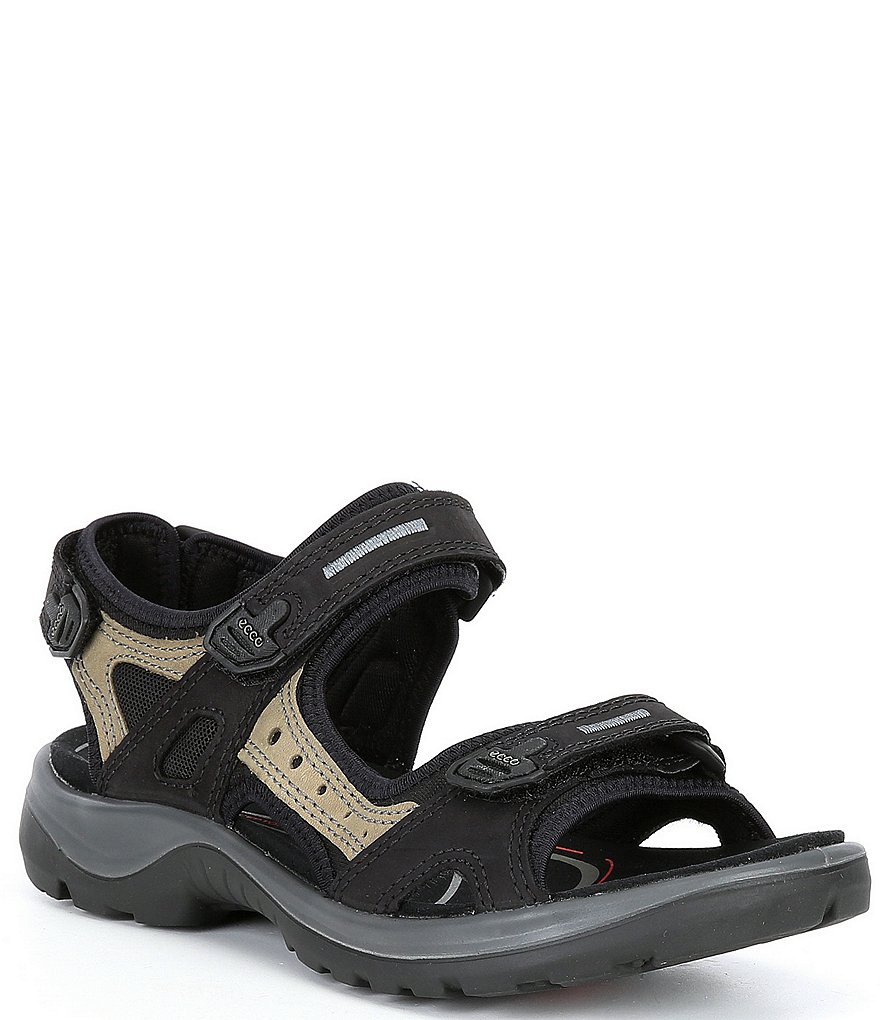 ECCO Yucatan Adjustable Strap Leather Sandals