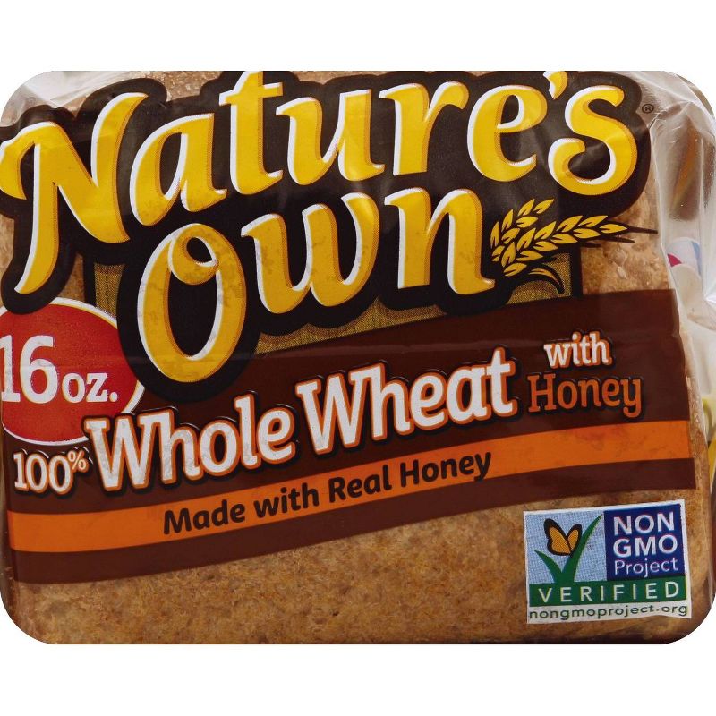 Nature's Own 100% Whole Wheat Bread with Honey - 16oz