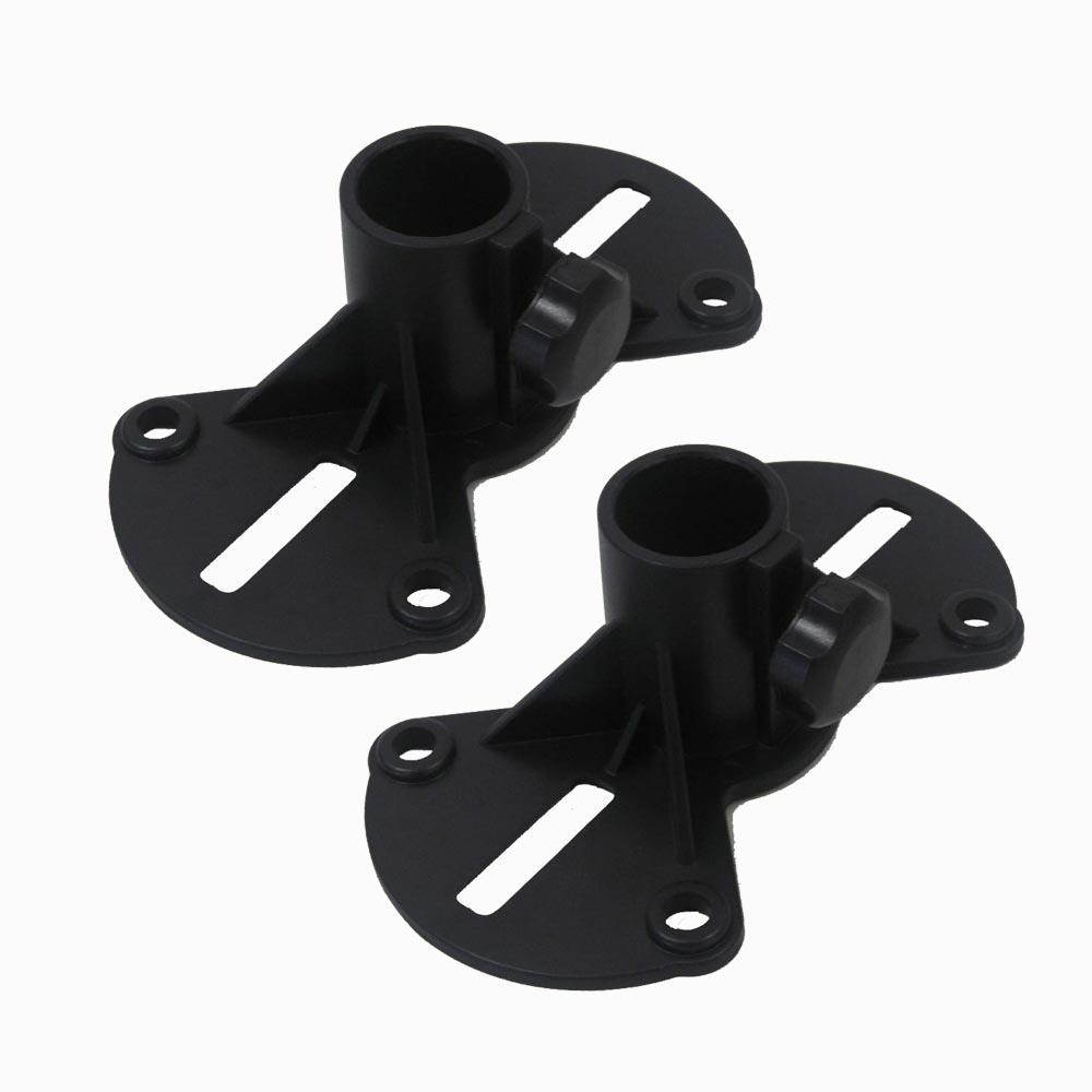 Seismic Audio - Pair of PA Speaker Stand External Adapter Mount