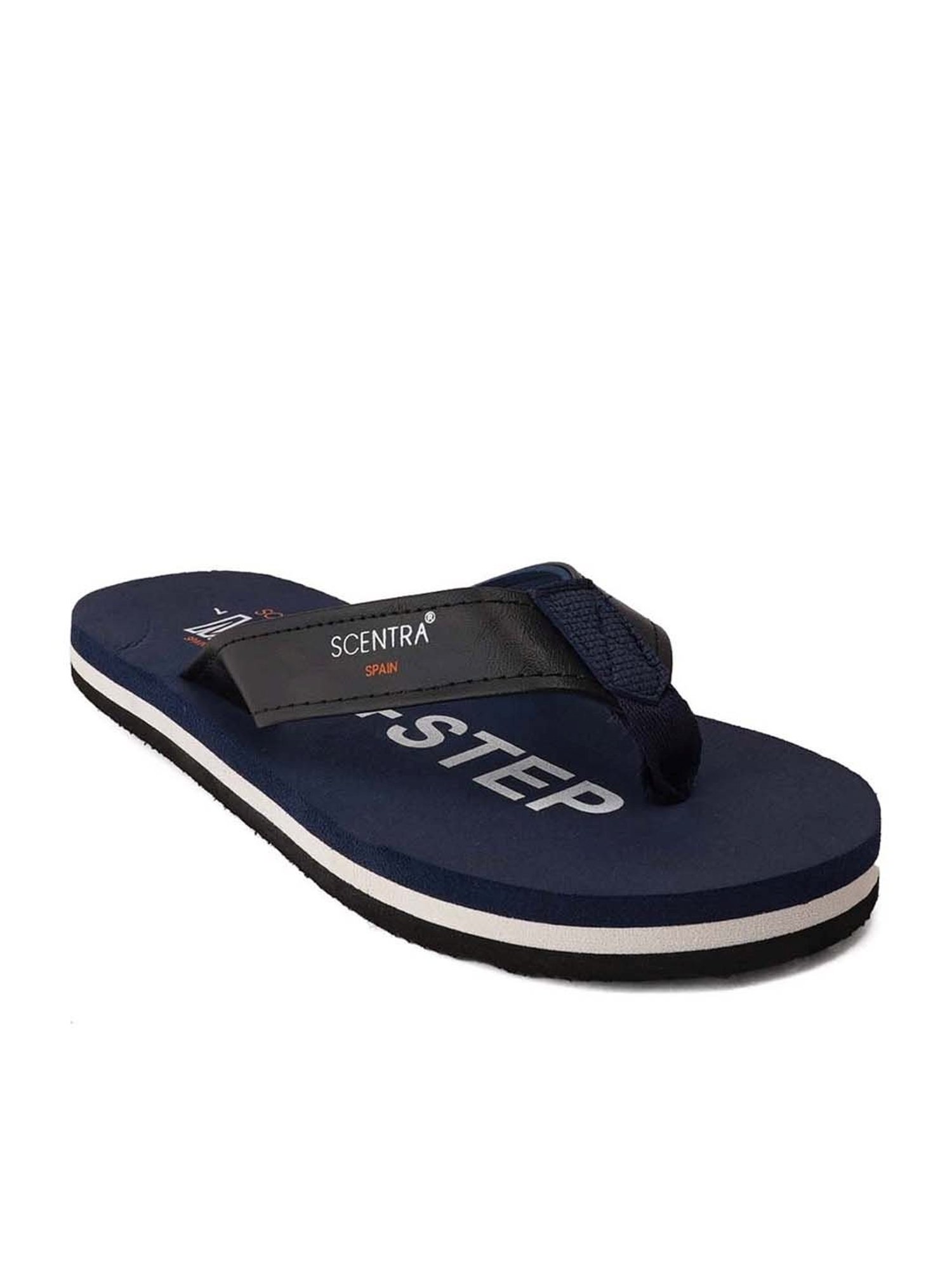 Scentra Men's Blue Flip Flops