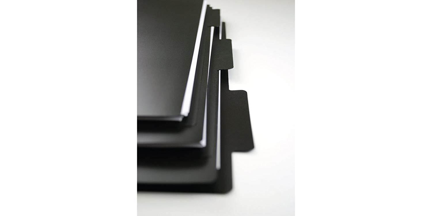 Ruby Paulina 11x17 File Folder Poly (Black) 9 pack