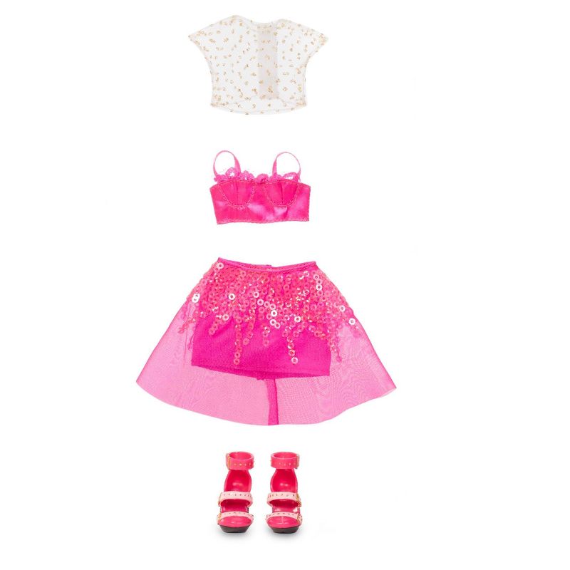 Rainbow High Stella Monroe – Hot Pink Fashion Doll with 2 Complete Mix & Match Outfits and Doll Accessories